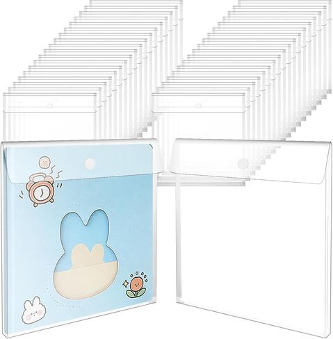 36pcs 12 x 12 Scrapbook Paper Storage,Top Loading Plastic Scrapbook Paper Organizer,Clear Craft Paper Storage Organization for Holding Scrapbook Paper Photos Vinyl Sheets Files in Kuwait
