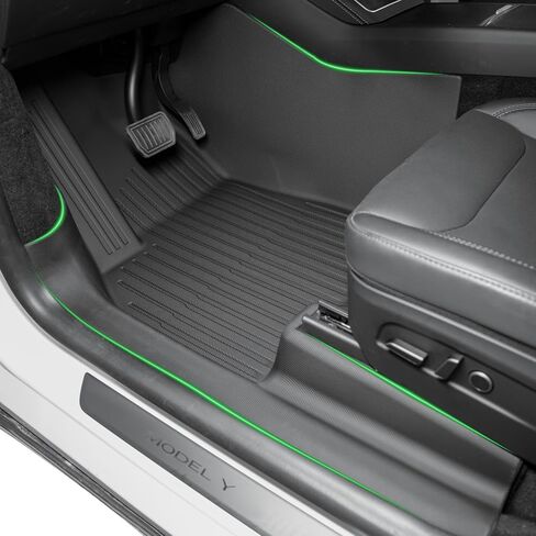 سجادات أرضية SUPER LINER مكونة من 10 قطع متوافقة مع طراز Tesla Model Y Juniper 2025-2026 - بطانة أرضية TPE وملحقاتها، مجموعة CabinProtect™ Pro Kit نظام حماية كامل للمقصورة (يناسب فقط الأداء المتميز) in Kuwait