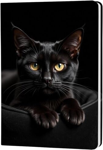 Funny Cat Lined Journal Notebook Cat Lover Gifts for Women Men A5 Hardcover Journaling Notebooks Travel Journal Planner Notebook for Work Travel Note Taking 100 Pages (BJB3652) in Saudi Arabia