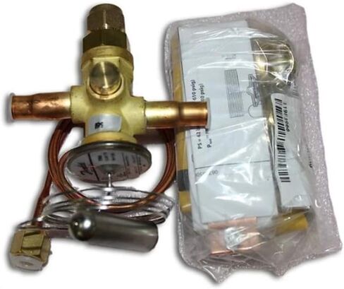 Danfoss 067L5957 TR 6 Thermostatic Expansion Valve (TXV) Kit - 3/8 inch ODF | Compatible with R410A | For 3 to 5 ton Higher Capacity Traditional HVAC Systems - A/C, Heat Pump, Bi-Flow, Chiller in Kuwait