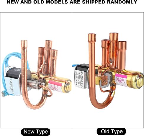 Mumusuki 4-Way Reversing Valve, HVAC Solenoid Valve for AC Refrigeration Systems, Air Conditioning Refrigeration Service Maintenance Accessory(1P) in Saudi Arabia