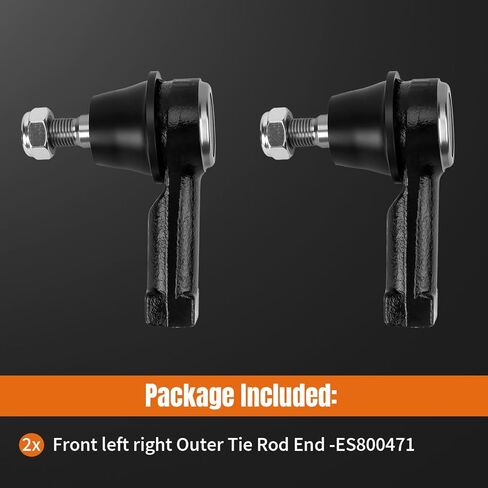 LCWRGS Front Outer Tie Rod Ends Fits for Mitsubishi Outlander 2007-2019, Outlander PHEV 2019, Outlander Sport 2011-2019, Lancer 2008-2017, ES800471-2pcs in Kuwait