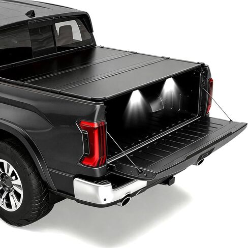 Hard Folding Tonneau Cover for 2015-2026 Chevy Colorado & GMC Canyon 5.2ft Bed | Aluminum Tri-Fold | Lockable & Waterproof in Kuwait