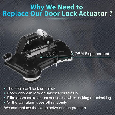 X AUTOHAUX Replacement Front Left Driver Side Power Door Lock Actuator Motor for Honda Civic 2016-2021 Door Latch Actuator Assembly Replace Black in Kuwait