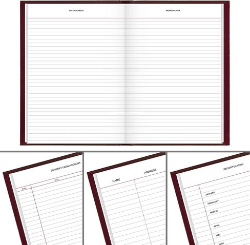 AT-A-GLANCE 2027 Daily Planner, Standard Diary, 5.75" x 8.25" Reminder Journal, Hardcover, Red (SD3891327) in Kuwait