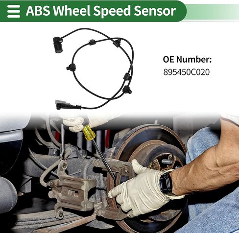 Motoforti ABS Wheel Speed Sensor ABS Sensor Anti-lock Braking System Sensor for Toyota Tundra 2000-2006 No.895450C020 Rear Right in Kuwait
