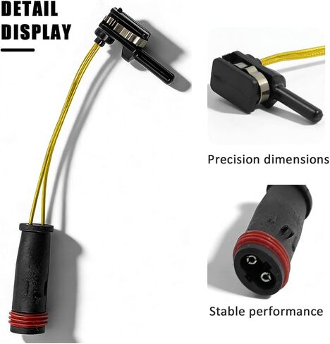 Brake Pad Wear Sensor, Front & Rear Brake Sensor Compatible with Mercedes-Benz C/E/S-Class, CLK63/ S65/ C32/ CL65 AMG Direct Replaces 2205400717 2115401717 PWS176 2205400617 in Kuwait