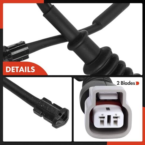 A-Premium Rear Driver and Passenger Brake Pad Wear Sensors Compatible with Lexus LS400 1990 1991 1992 1993 1994, 2-PC Set in Kuwait