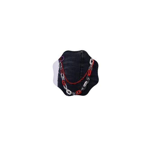 YERTTER Layered Acrylic Color Pants Chain Gothic Chunky Chain Jeans Chain Long Chain Pendant Heart Circle Ring Pocket Chain Hipster Chunky Thick Wallet Pocket Keychains Belt Waist Chain Women Men in Saudi Arabia