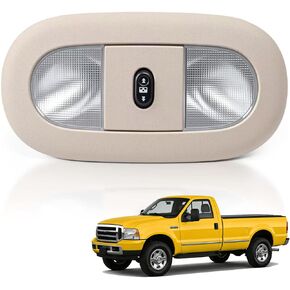 Overhead Console with LED Map Lights & Sunroof Switch for Ford F150 2004-2008 Lincoln Mark LT 2006-2008 Beige Interior Light Replacement 7L3Z-18519A70-BA 7L3Z-18519A70-BC in Kuwait