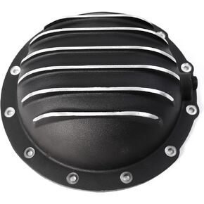 12 Bolts Rear Differential Cover with Gasket Replacement for Jeep AMC Model 20 4906 (4906 Black) in Kuwait