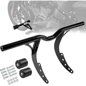 1.25'' Front M8 Footpeg Softail Engine Guard Crash Bar, for 2018-2026 Harley Softail Street Bob FXBB, 2018-2020 Low Rider FXLR, 2020-2024 Low Rider S FXLRS, 2022-2024 Low Rider ST FXLRST in Kuwait