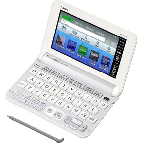 Casio electronic dictionary Data Plus 6 practice English model XD-Y9800WE white content 170 in Saudi Arabia