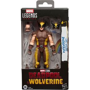 Marvel Legends Series Wolverine (Brown Suit), Marvel Studios' Deadpool & Wolverine Movie Collectible 6-Inch Action Figure Gift in Kuwait