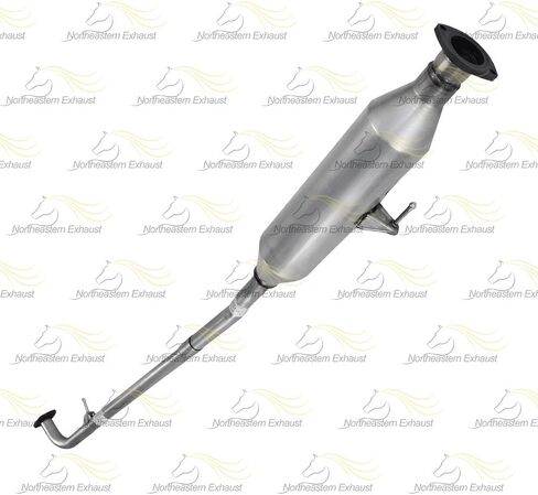 Exhaust Resonator Pipe Compatible with Toyota Camry 2007-2011 2.4L | Toyota Camry 2010-2011 2.5L | Stainless Steel | Includes Clamp, Gaskets, Hanger and Bolt Kit | Direct-Fit Replacement in Kuwait