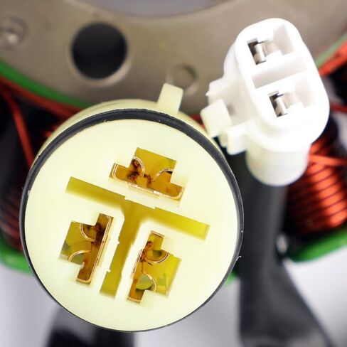 Magneto Generator Stator For Kawasaki KVF300 Prairie 1999-2002 21003-1343, Direct Replacement, 5-Wire 2-Plug, High-Grade Lamination & Copper Windings in Kuwait
