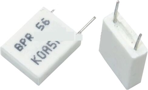 10PCS BPR56 5W 0.1 0.15 0.22 0.25 0.33 0.5 ohm Non-inductive Ceramic Cement Resistor 0.1R 0.15R 0.22R 0.25R 0.33R 0.5R(0.5 ohm) in Kuwait