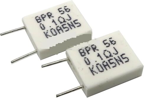 10 قطعة BPR56 5W 0.1 0.15 0.22 0.25 0.33 0.5 أوم غير حثي السيراميك الاسمنت المقاوم 0.1R 0.15R 0.22R 0.25R 0.33R 0.5R(0.1 أوم) in Kuwait