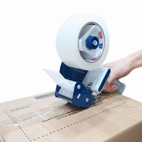 P PERFECTAPE Heavy Duty Packing Tape 6 Rolls with Tape Gun, Clear, 2.7 mil, 1.88 inch x 55 Yards, Ultra Strong, Refill for Packaging and Shipping in Kuwait