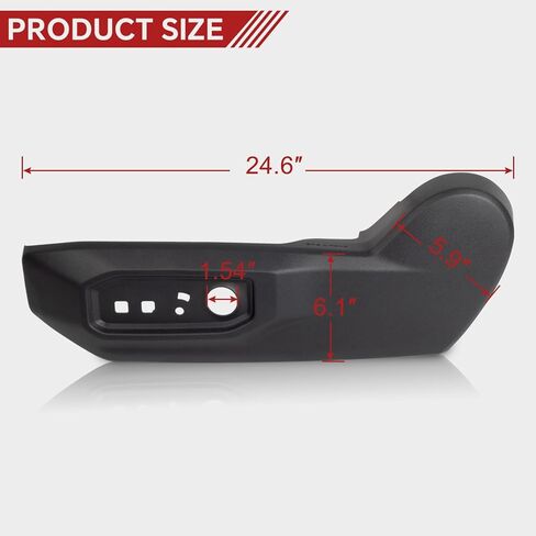 Thickened Driver Side Seat Trim Panel Bezel Cover 71812-0C242-C0 Compatible with 2022 2023 2024 2025 2026 Toyota Tundra 2023 2024 2025 2026 Sequoia Seat Cushion Shield Recline Cover in Saudi Arabia