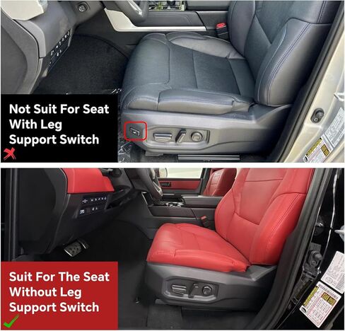Thickened Driver Side Seat Trim Panel Bezel Cover 71812-0C242-C0 Compatible with 2022 2023 2024 2025 2026 Toyota Tundra 2023 2024 2025 2026 Sequoia Seat Cushion Shield Recline Cover in Saudi Arabia