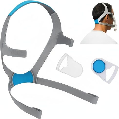 CPAP Headgear Strap Compatible w/Resmed Airfit F20 CPAP Mask - Strap Replacement for ResMed AirFit F20 - ResMed CPAP Supplies Option - CPAP Headgear for AirFit F20 (Mask,Clips Not Incl) in Saudi Arabia