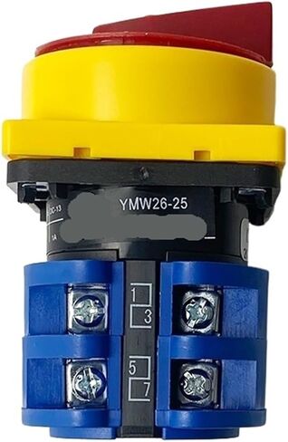 Electric Universal Conversion Cam Switch LW26-25GS/04 380V 25A Power Cut-Off Knob Isolation Master Control Padlock Off-ON in Kuwait