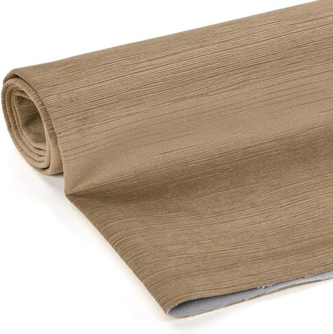 Foamma Benson Textured Microfiber Plain Velvet Upholstery Fabric by The Yard – 56" Wide Soft Fabric Ideal for DIY Sewing, Upholstery, Crafts, Chairs, Sofas and Home Décor - Curry, 2 Yards in Kuwait