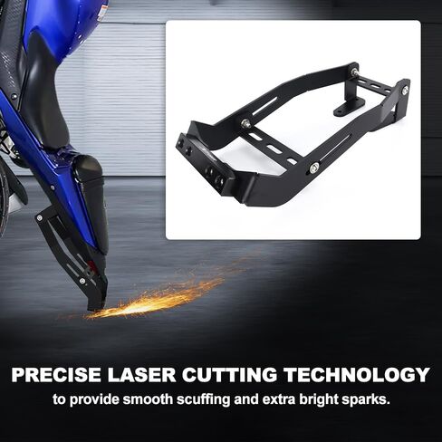 Xitomer Stunt Scrape Bar Kit مناسب لـ YZF-R25 YZF-R3 MT-25 MT-03 الأجزاء المثيرة للرف الخلفي، واقيات مكشطة الدراجات النارية in Kuwait