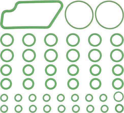A/C System O-Ring and Gasket Seal Kit Fit for Lexus CT200h 17-11, ES300 03-99, ES300h 19-13, ES330 06-04, Replacement for 602584 MT2584 1321347 TEM801840 26816 801840 RS 2584 in Kuwait