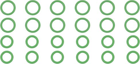 A/C System O-Ring and Gasket Seal Kit Fit for Lexus CT200h 17-11, ES300 03-99, ES300h 19-13, ES330 06-04, Replacement for 602584 MT2584 1321347 TEM801840 26816 801840 RS 2584 in Kuwait
