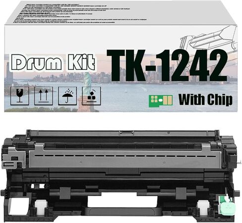 TK-1242 TK1242 Imaging Drum Kit, Compatible for Kyocera MA2000W PA2000W MA2000 PA2000 Printers【High Print Volume with Chip】 2 pcs in Kuwait