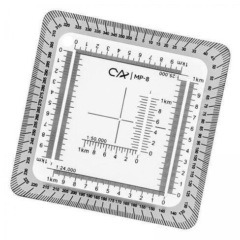 UTM Slot Tool for Topographic Maps - 2 Pack Acrylic Coordinate Ruler for 1:24000 1:25000 1:50000 Scales in Kuwait