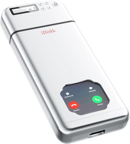 iDiskk Timed lock Box, Portable Timer phone lock box for Kids & Adults,Built better habits Anti-Phone Addiction Self-Discipline Phone Jail,Metallic Silver in Kuwait