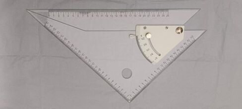 A Adjustable Set Square 12" Precision Measuring Tool for Drafting and Surveying Instrument with Protective Cover in Kuwait