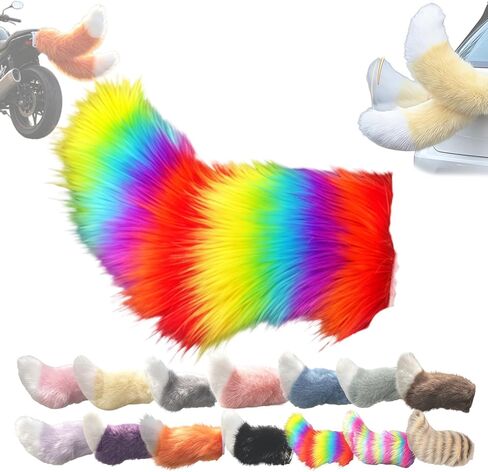 Remote Control Electric Car Tail-Wagging Tail for Car, Cute Moving Decoration with Adjustable Speed for Auto Trunk Bumper, USB Rechargeable Universal Fit Vehicle Exterior Accessory (Red) in Saudi Arabia