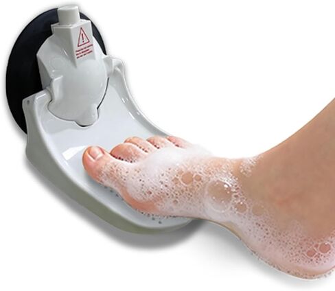 Shower Foot Pedals with Foldable Shaving Leg Hair with Strong Suction Cups for RV bathrooms in Kuwait