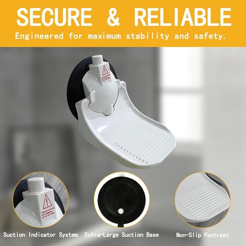 Shower Foot Pedals with Foldable Shaving Leg Hair with Strong Suction Cups for RV bathrooms in Kuwait