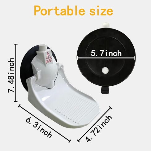 Shower Foot Pedals with Foldable Shaving Leg Hair with Strong Suction Cups for RV bathrooms in Kuwait