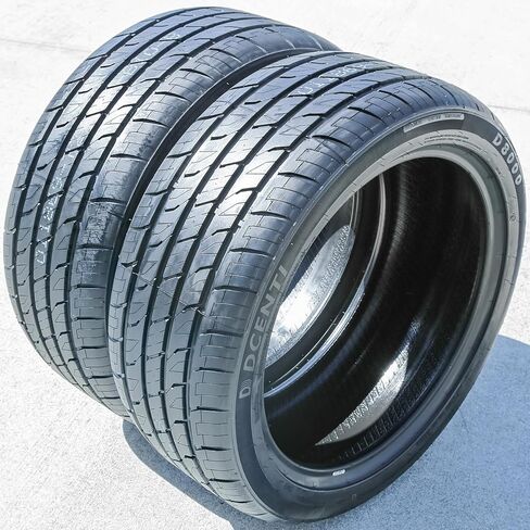 مجموعة من 2 إطارات Dcenti D8000 للشاحنات/سيارات الدفع الرباعي لجميع المواسم - 275/60R20 275/60/20 275/60-20 115T نطاق التحميل SL 4-Ply BSW جدار جانبي أسود UTQG 500AA in Kuwait