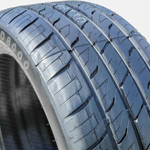 مجموعة من 2 إطارات Dcenti D8000 للشاحنات/سيارات الدفع الرباعي لجميع المواسم - 275/60R20 275/60/20 275/60-20 115T نطاق التحميل SL 4-Ply BSW جدار جانبي أسود UTQG 500AA in Kuwait