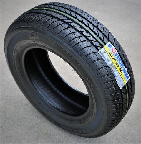 Forceum EXP 70 إطار شعاعي لسيارات الركاب لجميع المواسم -205/70R15 205/70/15 205/70-15 95H نطاق تحميل SL 4-Ply BSW جدار جانبي أسود UTQG 320AAA in Kuwait