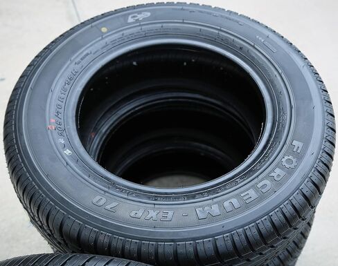 Forceum EXP 70 إطار شعاعي لسيارات الركاب لجميع المواسم -205/70R15 205/70/15 205/70-15 95H نطاق تحميل SL 4-Ply BSW جدار جانبي أسود UTQG 320AAA in Kuwait