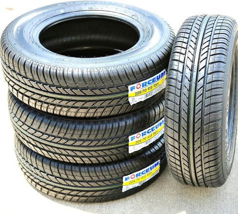 Forceum EXP 70 إطار شعاعي لسيارات الركاب لجميع المواسم -205/70R15 205/70/15 205/70-15 95H نطاق تحميل SL 4-Ply BSW جدار جانبي أسود UTQG 320AAA in Kuwait