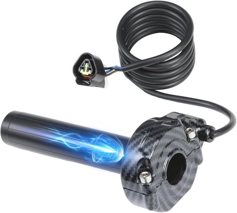 Throttle Handle Compatible with Surron, Upgraded Electric Dirt Bike Full Twist Throttle Handle Kit for Sur-Ron Light Bee S/X Segway X160 X260 E-Ride, Imitation Carbon Fiber & Rolling Bearings in Kuwait