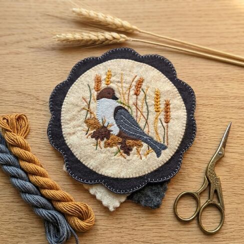 Rachel's Of Greenfield Dove Mat Kit | Bird Table Mat Kit | Quilted Craft for Beginners | Templates and Materials Included in Kuwait