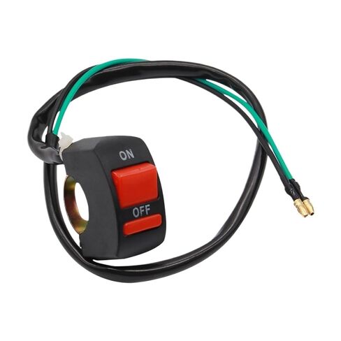 DC12V/10A دراجة نارية المقود Flameout التبديل على زر إيقاف ل موتو دراجة نارية الأسود العلوي التبديل تعديل in Kuwait