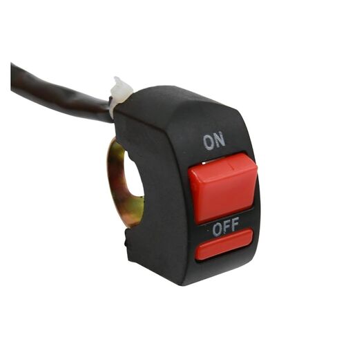 DC12V/10A دراجة نارية المقود Flameout التبديل على زر إيقاف ل موتو دراجة نارية الأسود العلوي التبديل تعديل in Kuwait