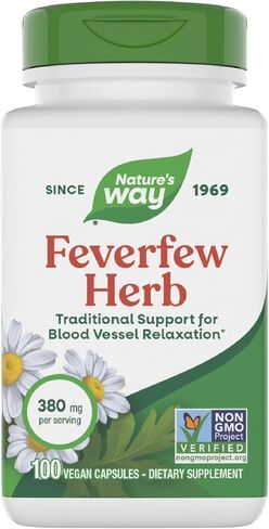 Nature's Way Fever Few Herb Leaves, 100 ct in Saudi Arabia