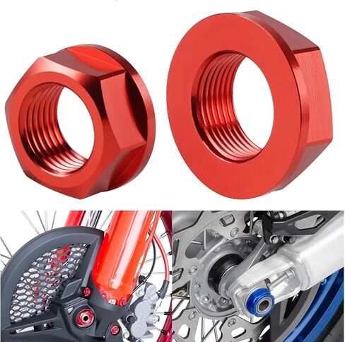 دراجة نارية الجبهة العجلات الخلفية المحور الجوز طقم مسامير ربط ل Ho.nda CRF450R 2002-2021 CR125R CR250R 2000-2007 CRF 250 450 R X RX L in Kuwait